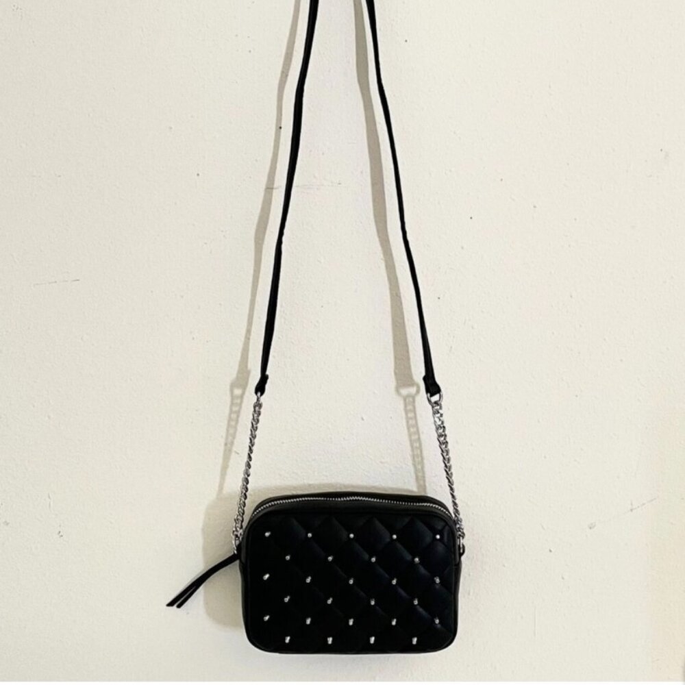 REBECCA MINKOFF CROSSBODY DIAMOND QUILT STUDDED - NWOT - Picture 6 of 10